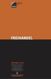 Strategie 2030 - Freihandel