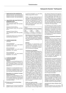 Gabapentin Sandoz® Hartkapseln