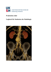 Praktisches Jahr Logbuch für Studenten der Radiologie