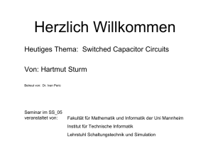 Seminar SS_2005 Switched Capacitor Circuits