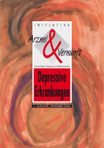 200612 Leitlinie Depressive Erkrankungen