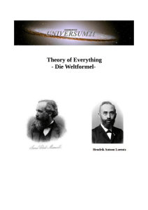 Theory of Everything - Die Weltformel-