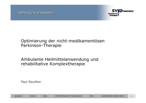 Parkinson - Neurologische Therapie RheinAhr