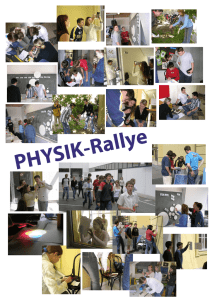 PHYSIK-Rallye