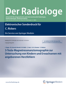 3-Tesla-Magnetresonanztomographie zur Untersuchung von