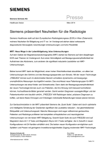 Pressemitteilung Siemens AG