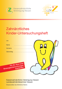 2016_Zahnärztliches Kinderuntersuchungsheft