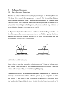 8. Reibungsphänomene