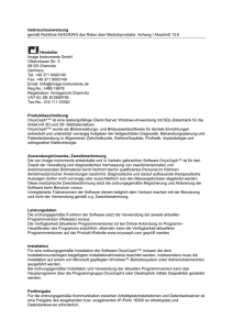 Gebrauchsanweisung gemäß Richtlinie 93/42/EWG des Hersteller