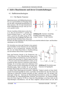 4 Aktive Bauelemente und deren Grundschaltungen