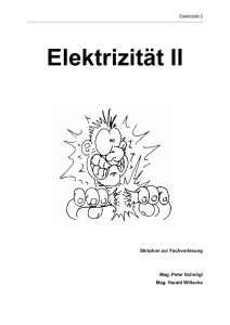 Elektrizität II