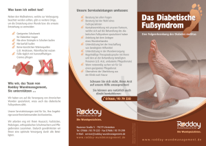 Das Diabetische Fußsyndrom Das Diabetische Fußsyndrom