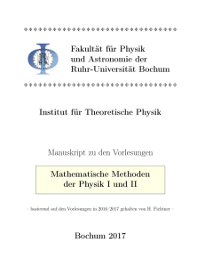 Gesamtversion - Theoretische Physik IV - Ruhr