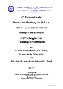 Pathologie der Transplantatniere