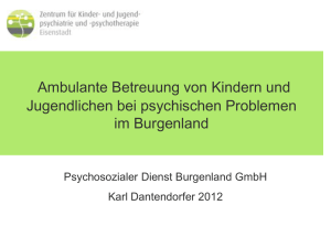 Kinder-und jugendpsychiatrische Versorgung im Burgenland