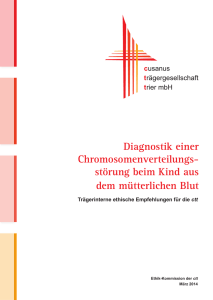 Diagnostik einer Chromosomenverteilungs