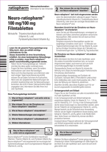 Neuro-ratiopharm® 100 mg/100 mg Filmtabletten