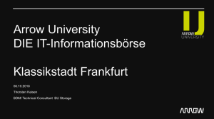Arrow University DIE IT-Informationsbörse Klassikstadt Frankfurt