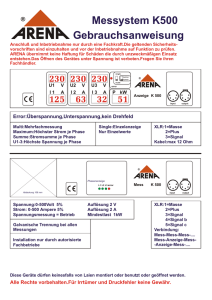 Mess K-500 - Arena Technik