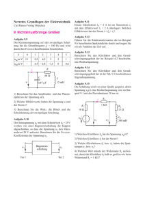 Nerreter, Grundlagen der Elektrotechnik 9 Nichtsinusförmige Größen