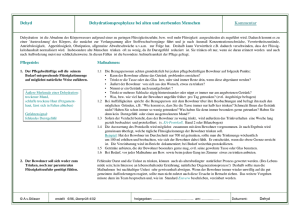 Dehyd Dehydrationsprophylaxe bei alten und sterbenden