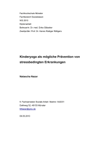 PDF Kinderyoga Stress Prävention