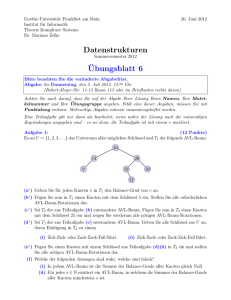 Übungsblatt 6 - Theorie komplexer Systeme - Goethe