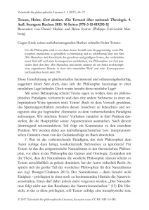 Tetens, Holm: Gott denken. Ein Versuch über rationale Theologie. 4.