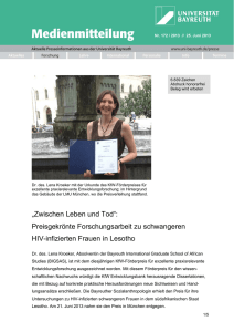 Bayreuther Sozialanthropologin erhält KfW