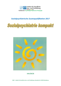 Sozialpsychiatrie kompakt 2017