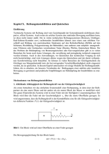 Kapitel X. Reibungsinstabilitäten und Quietschen