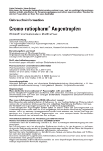 Cromo-ratiopharm® Augentropfen