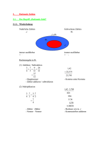 2. Rationale Zahlen