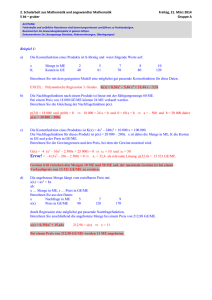 3. Schriftliche Wiederholung aus Physik Donnerstag, 27. Februar 1997