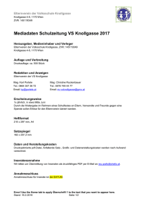 Mediadaten Schulzeitung VS Knollgasse 2017