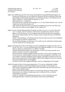 Fachhochschule Hannover M 1 a/b/c PT1 13.1.2001