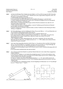 Fachhochschule Hannover M 1 a / b