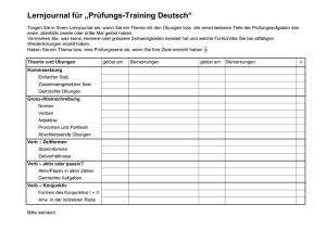 Lernjournal für „Prüfungs-Training Deutsch“