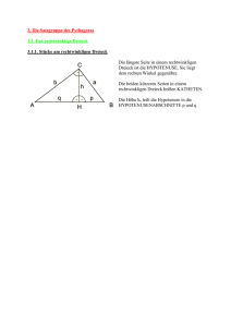 3.1. Das rechtwinklige Dreieck