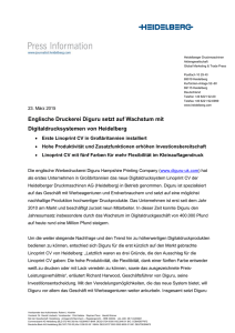 23.03.2015 - Pressemeldung - Heidelberger Druckmaschinen AG