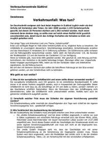 Presse - Information - Verbraucherzentrale Südtirol