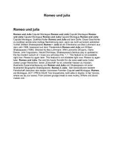 Romeo und julia