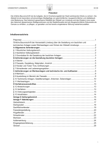 Örtliche Bauvorschrift der Hansestadt Lüneburg über die Gestaltung