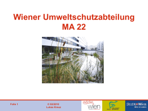Wiener Umweltschutzabteilung MA 22