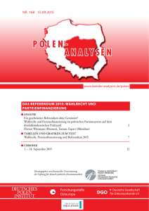 Polen-Analysen Nr. 168 - Länder