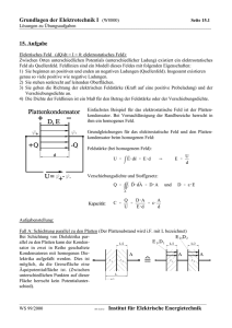 Grundlagen der Elektrotechnik I (W8800) Institut für Elektrische