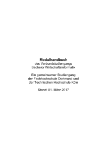 Modulhandbuch