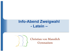 D. Latein - Christian von Mannlich
