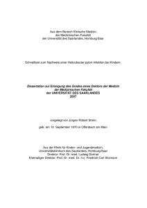 Dissertation Jürgen Robert Strein