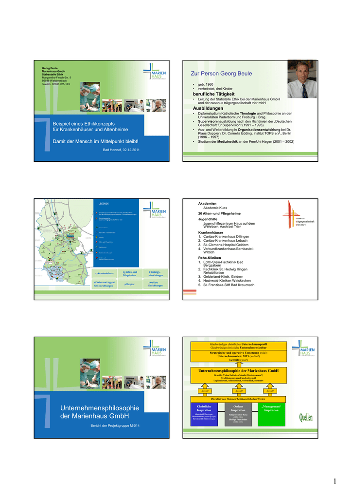 Ethikkonzept Marienhaus Gmbh Und Ctt